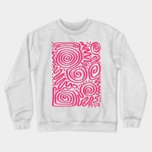 Abstract swirl design Crewneck Sweatshirt